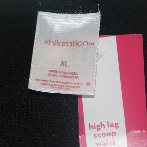 Xhilaration Shimmer High Cut Bikini Bottom - Picture 4 of 8